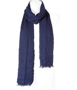 Azzurrina Ink Fringed Scarf