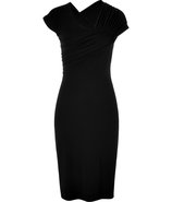 Black Ruched Dress