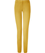 Mustrad Cropped Cigarette Pants