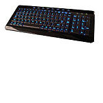 Noah USB Backlit Blue LED Multimedia Keyboard, Pia
