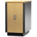 APC NetShelter CX Deep Enclosure, Oak/Gray Finish,