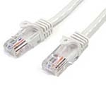 StarTech.com Cat5e Snagless Patch Cable, White, 6f