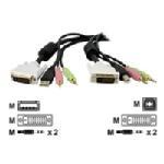 StarTech.com 15ft. Four-in-one DVI/USB KVM Cable