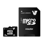 8GB microSDHC Class 4 Card with SD Adapter VAMSDH8