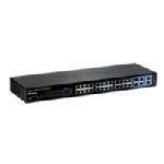 24Pt. 10/100Mbps Layer 2 Switch w/ 4 GigE Ports 2 