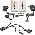 VGA/Audio-over-Cat5 (RJ-45) Extender Wallplate Kit