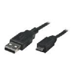 High Speed USB Cable, USB Type A to microUSB, 3ft