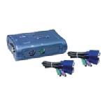 2-Port Trendnet KVM Desktop Switch Kit w/ 2 X Inte