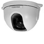 Toshiba Mini-Dome Color Camera, 3.6mm Lens IK-