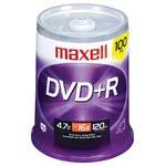 Maxell 16x 4.7GB DVD+R Media (100-pack Spindle) 63