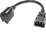 APC Power Adapter Cord, IEC320C-14 to NEMA 5-15R, 