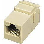 C2G RJ45 Keystone Modular Insert Coupler, 8P8C, Wh