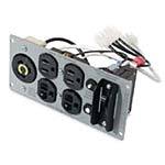 Backplate W/2 5-15R 2 5-20R (1) L5-20R for SUA2200