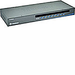 8-Port USB/PS/2 1U Rack Mount KVM Switch, Power Ad