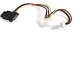 StarTech.com LP4 to SATA 15-Pin Power Adapter with