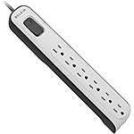 Belkin Surge Protector, (6) Outlets, Straight Plug