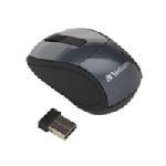 Verbatim Wireless Mini Travel Mouse, Gray 97470