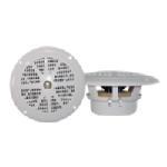4in Dual Cone Waterproof Stereo Speaker System, Wh