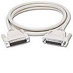 C2G DB25 Male/Female Extension Cable, 3ft