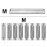 2509/2511 RJ-45 Octal Cable Kit with DB25 adapters