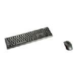 Wireless Keyboard, Mouse, Black KM001W