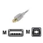 High Speed USB 2.0 Cable, USB Type A to USB Type B