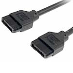 StarTech.com Latching Round SATA Cable, 1ft