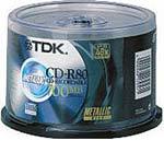 TDK 12x CD-RW 80min/700MB Media (50-pack Spindle) 