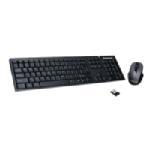 Long Range 2.4GHz Wireless Keyboard with Ergonomic