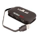 7-Port USB Hub Wrap Around Cable w/ AC Adapter MEA