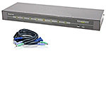 8-Port KVM Switch Kit, PS/2, with (4) 6ft Cables a
