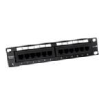 Cat6 Unshielded Patch Panel, 12-Port TC-P12C6