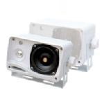 3.5in 200W 3-Way Minibox Speaker System, White PLM