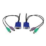 StarTech.com Ultra-Thin 3-in-1 KVM Cable, PS/2, 6f
