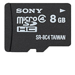 Sony 8GB microSDHC Class 4 Flash Memory