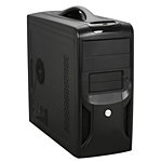 Chassis, Micro-Tower, ATX, Flex ATX, 8xBays, Black