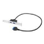 USB 3.0 2-Port Pass-Thru Adapter AC-US0111-S1