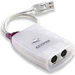 2-port USB to 8 Pin Mac Serial Adapter USA-28XG