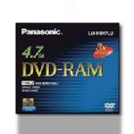 3x 4.7GB DVD-RAM Disc LM-HB47LU