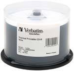 Verbatim 700MB 52x White Thermal Printable CD-R