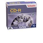 Verbatim 52x DataLifePlus 80 Min/700MB CD-R Media
