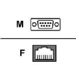 RJ-45 to DB9 Male DTE Adapter for ETS, SCSXX00, SC