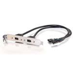 C2G 2-Port FireWire Panel Bracket 13413