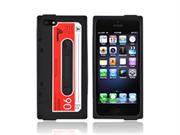 Iphone 5 Silicone Cassette Tape Design Case - Blac