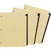 ?? Black Leather Tab Dividers