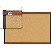 ?? Cork Bulletin Board with Cherry Finish Frame
