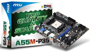 A55M-P35  + A4 3400 CB